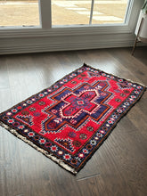 Load image into Gallery viewer, Vintage Turkish Red Accent Rug