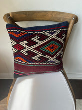 Load image into Gallery viewer, Vintage Turkish Kilim Rug Pillow