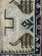 Load image into Gallery viewer, Vintage Turkish Ecru and Gray Rug
