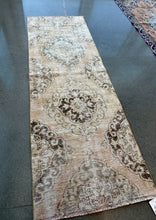 Load image into Gallery viewer, Vintage Faded Taupe Neutral Turkish Runner Rug
