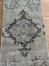 Load image into Gallery viewer, Vintage Turkish Neutral and Brown Runner Rug
