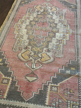 Load image into Gallery viewer, Vintage Turkish Faded Pink Runner Rug
