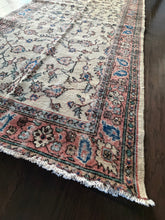 Load image into Gallery viewer, Vintage Turkish Warm Pink and Ecru Accent Rug
