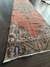 Load image into Gallery viewer, Vintage Turkish Rust Runner Rug
