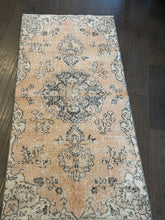 Load image into Gallery viewer, Vintage Turkish Faded Persimmon Runner Rug
