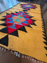 Load image into Gallery viewer, Vintage Turkish Yellow Kilim Runner Rug
