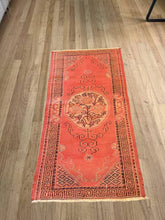 Load image into Gallery viewer, Vintage Turkish Faded Red Accent Rug
