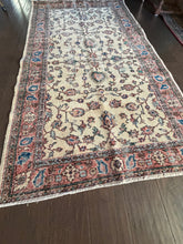 Load image into Gallery viewer, Vintage Turkish Warm Pink and Ecru Accent Rug
