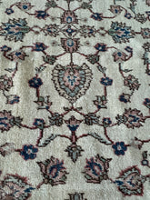 Load image into Gallery viewer, Vintage Turkish Ecru, Pink and Blue Floral Runner Rug
