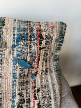 Load image into Gallery viewer, Vintage Multicolor Stripe Remnant Rug Pillow

