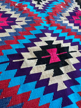 Load image into Gallery viewer, Vintage Turkish Aztec Kilim Accent Rug
