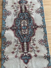 Load image into Gallery viewer, Vintage Turkish Ivory, Blue and Pink Runner Rug
