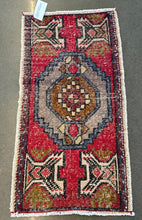 Load image into Gallery viewer, Vintage Red and Blue Turkish Ruggie

