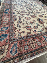 Load image into Gallery viewer, Vintage Turkish Warm Pink and Ecru Accent Rug
