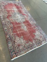 Load image into Gallery viewer, Vintage Turkish Faded Berry Runner Rug
