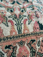 Load image into Gallery viewer, Vintage Turkish Salmon, Pink and Green Accent Rug
