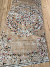 Load image into Gallery viewer, Vintage Turkish Peach with Brick Runner Rug

