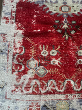 Load image into Gallery viewer, Vintage Turkish Brick and Ecru Faded Accent Rug

