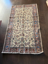 Load image into Gallery viewer, Vintage Turkish Warm Pink and Ecru Accent Rug

