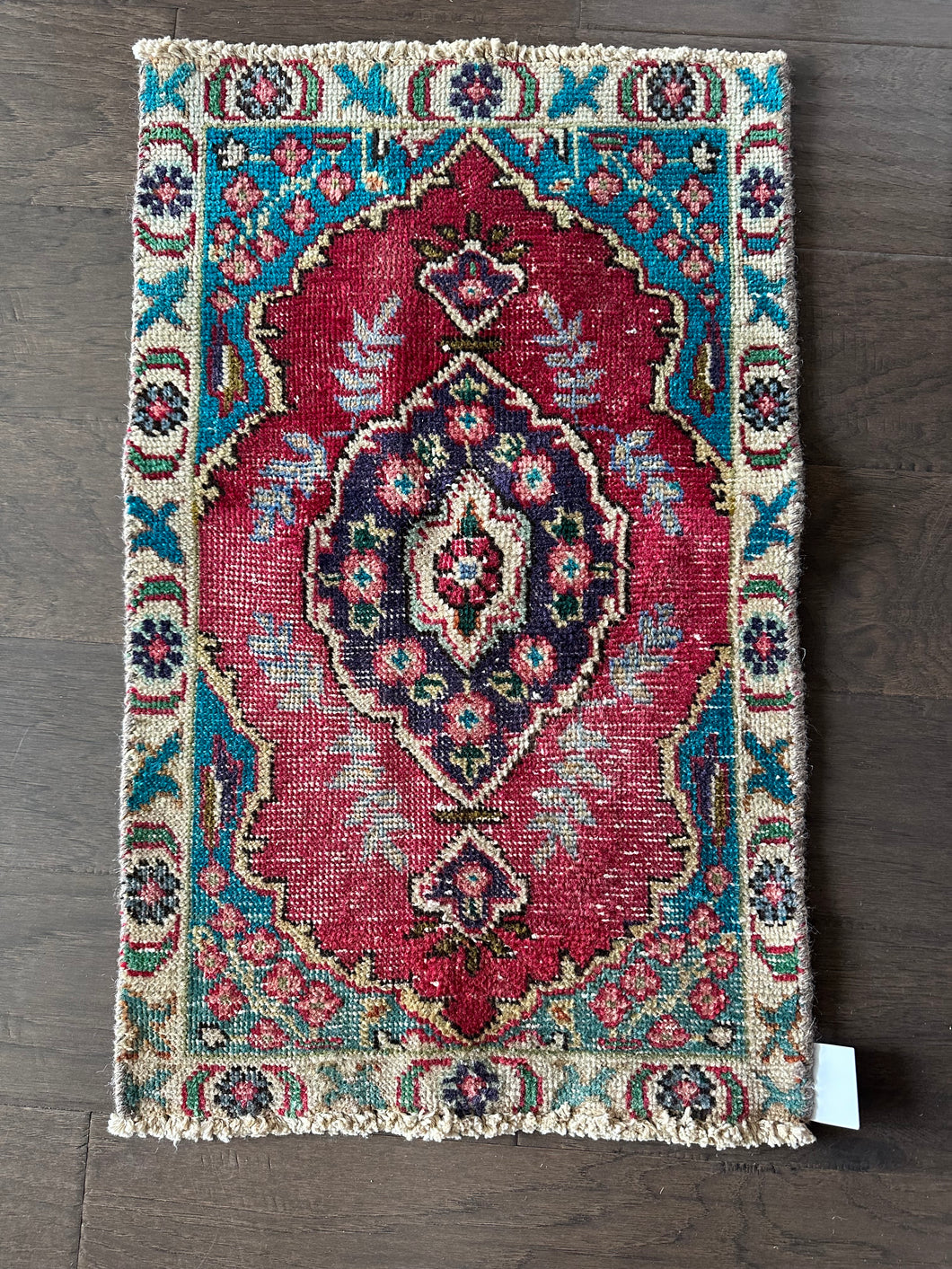 Vintage Turkish Red, blue and Navy Ruggie