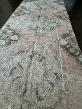 Load image into Gallery viewer, Vintage Turkish Faded peach and Tan Runner Rug
