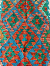 Load image into Gallery viewer, Vintage Turkish Kilim Accent Rug
