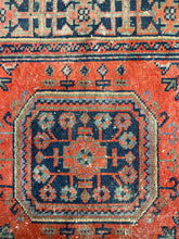 Load image into Gallery viewer, Vintage Turkish Orange/Red Runner Rug
