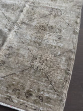 Load and play video in Gallery viewer, Vintage Turkish Neutral Runner Rug
