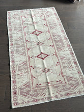 Load image into Gallery viewer, Vintage Turkish Taupe and Red Accent Rug
