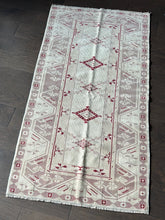 Load image into Gallery viewer, Vintage Turkish Taupe and Red Accent Rug
