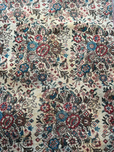 Load image into Gallery viewer, Vintage Turkish Red and Blue Bouquets Runner Rug

