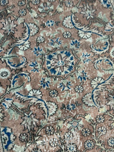 Load image into Gallery viewer, Vintage Turkish Taupe and Blue Runner Accent Rug
