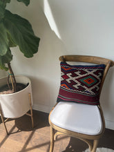 Load image into Gallery viewer, Vintage Turkish Kilim Rug Pillow
